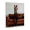Stupell Industries Brown Horse on Couch Canvas By Lettered and Lined